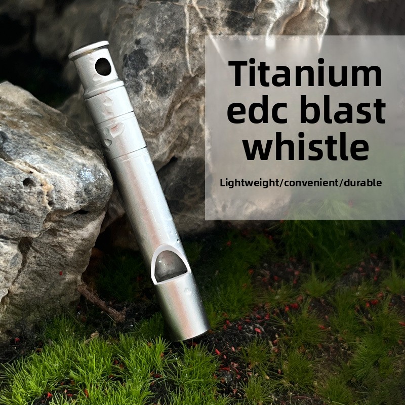 Emergency Whistle Loud - Титановый Свисток для Выживания, Громкий Аварийный
