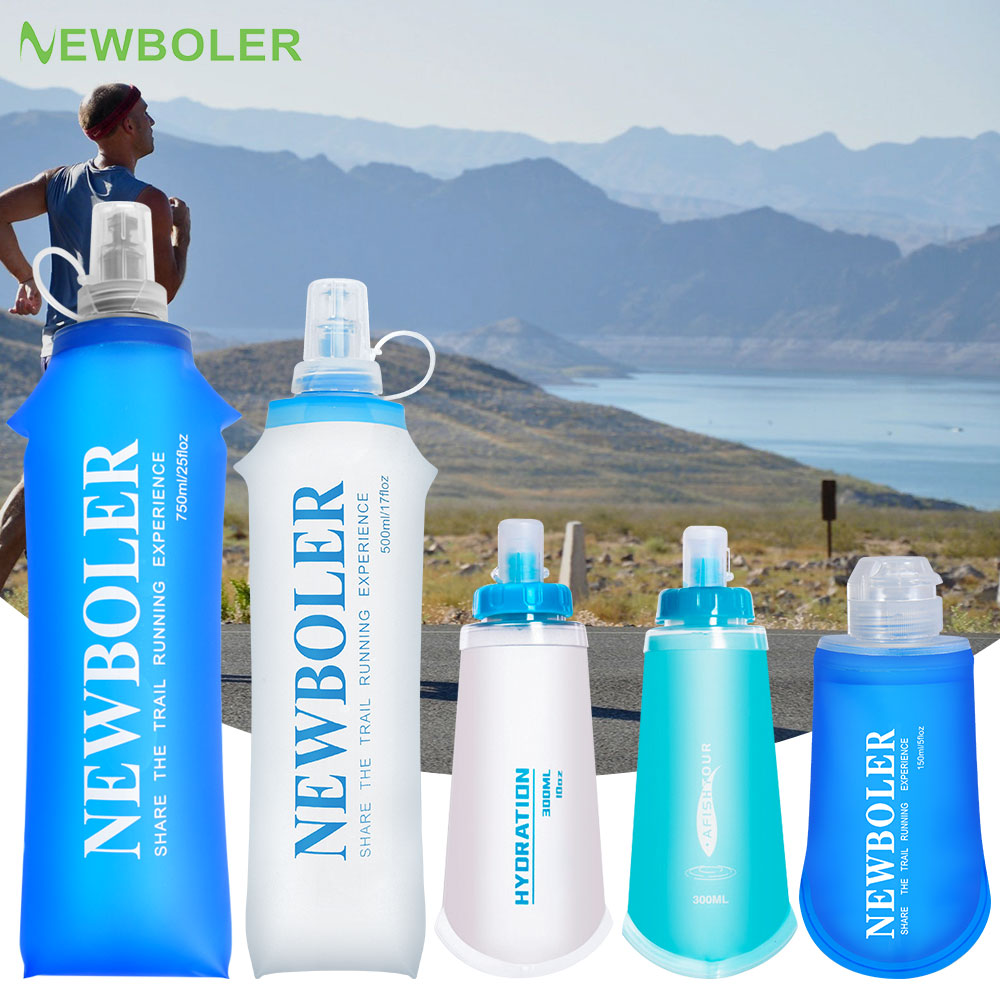 Water Bag Collapsible - 150/250/300/500/750 мл складная силиконовая бутылка для