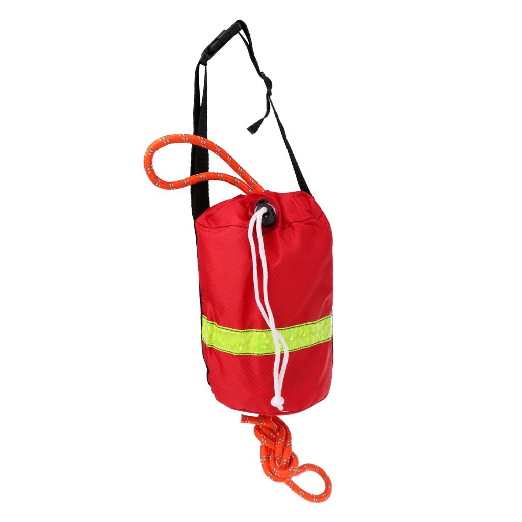 Rescue Rope Throw - Светоотражающий спасательный мешок с веревкой, полипропиленовый,