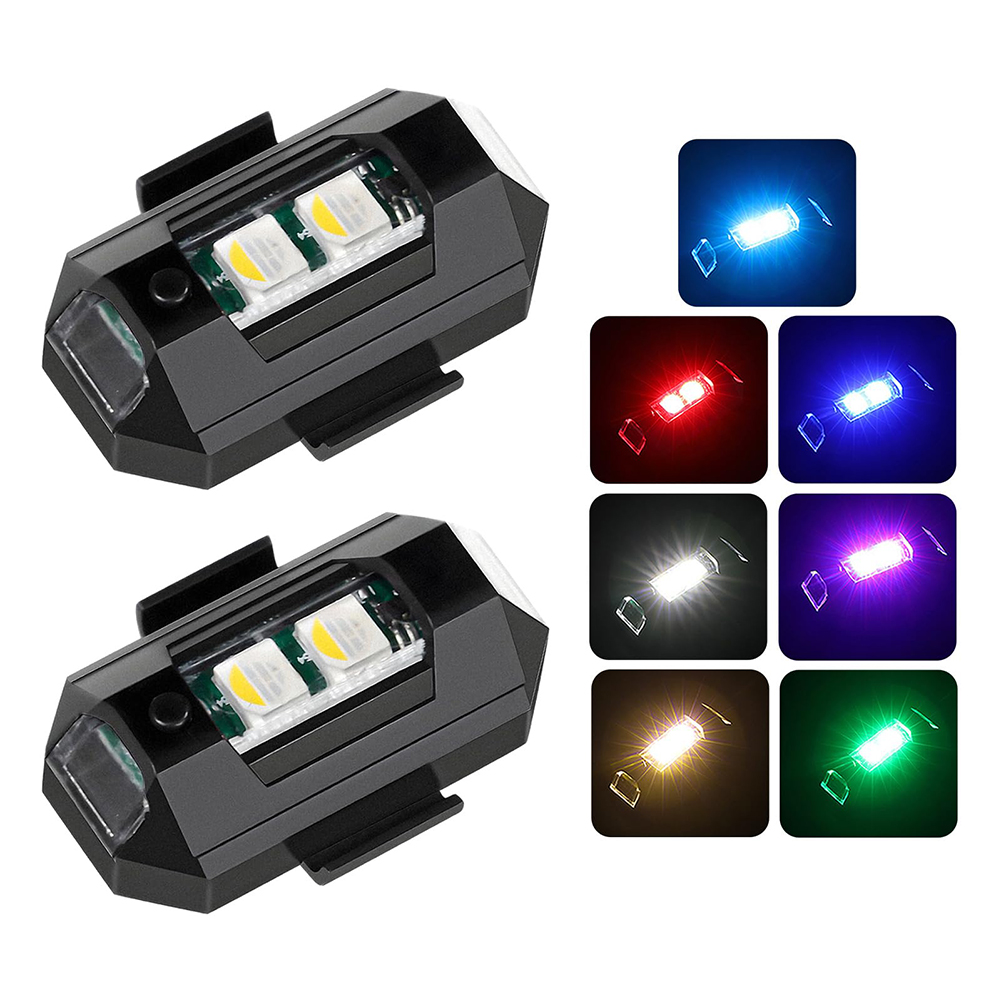 Sos Light Strobe - 2 шт. мини светодиодные стробоскопы, декоративные,