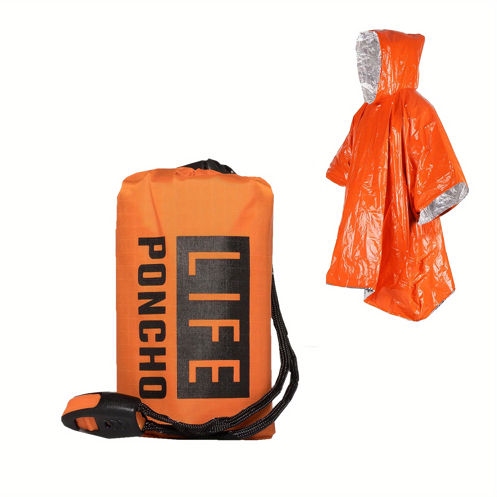 Survival Blanket Reflective - Дождевик для выживания в чрезвычайных ситуациях,
