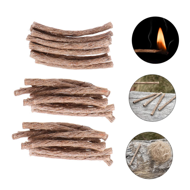 12/24 шт., фитиль для выживани – обзор и цена Fire Starting Kit