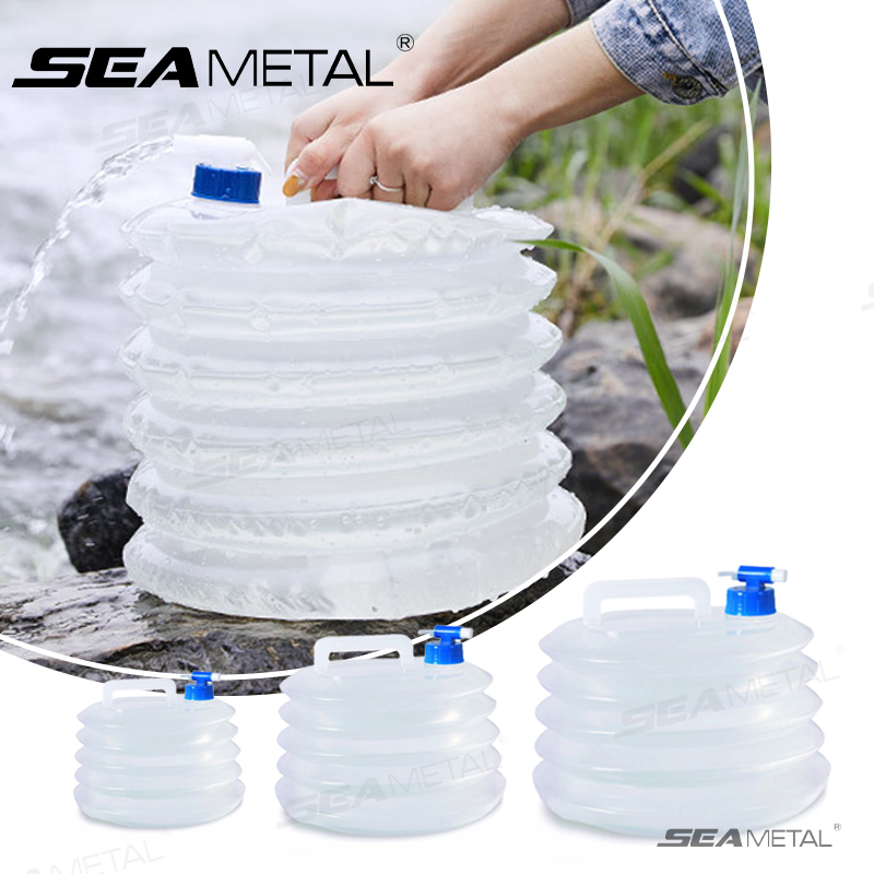 Складное ведро SEAMETAL 5-15 л – обзор и цена Water Bag Collapsible