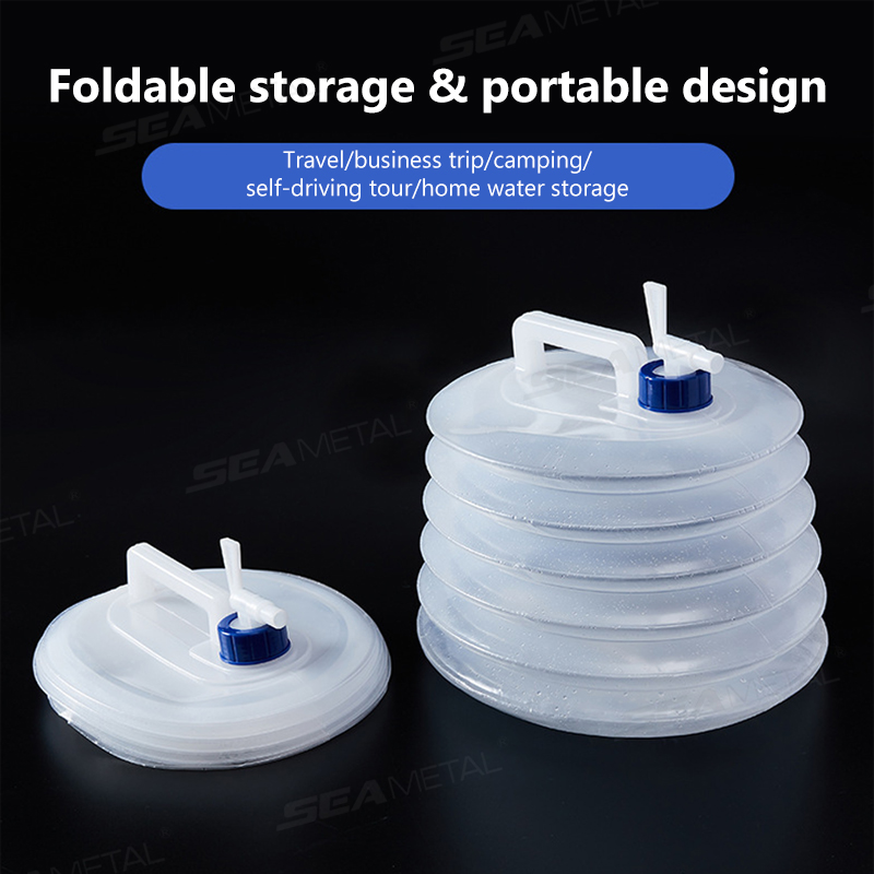 Складное ведро SEAMETAL 5-15 л – обзор и цена Water Bag Collapsible
