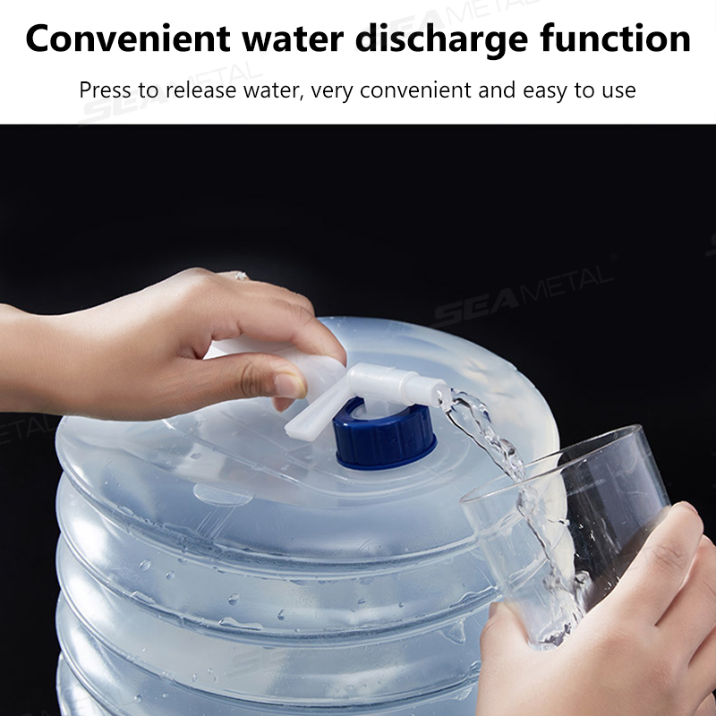 Складное ведро SEAMETAL 5-15 л – обзор и цена Water Bag Collapsible