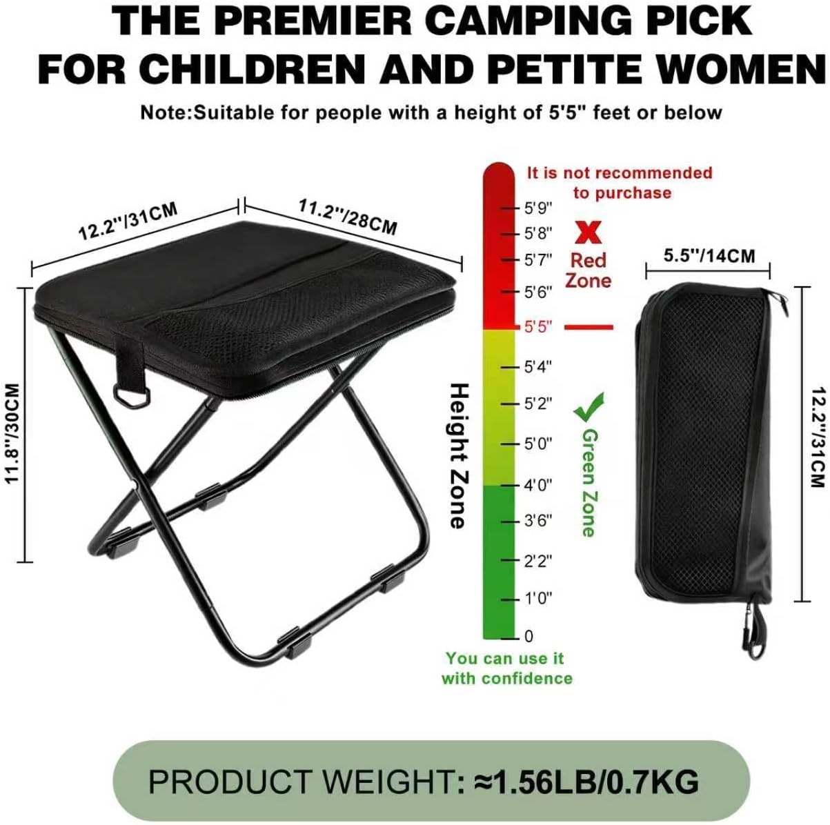 Портативный складной стул для  – обзор и цена Fishing Kit Compact