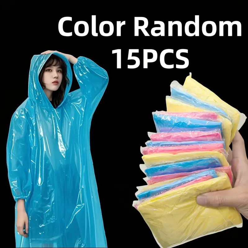 15/30 шт. Одноразовое прозрачн – обзор и цена Emergency Poncho Rain