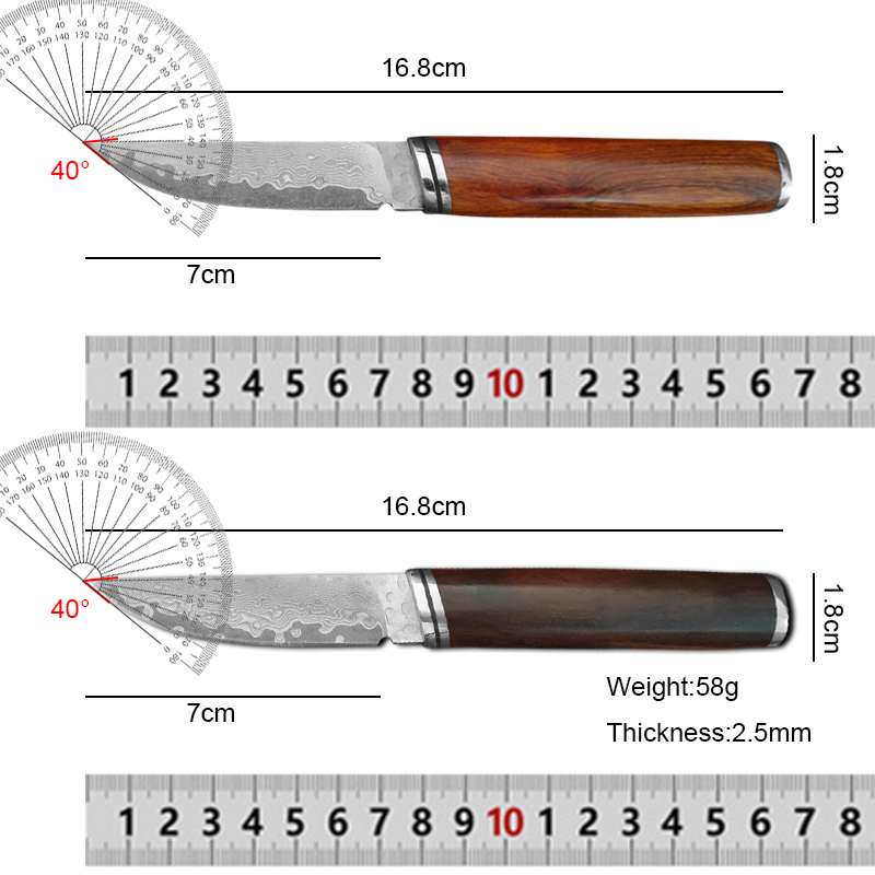 Нож из дамасской стали для акт – обзор и цена Bushcraft Knife Fixed