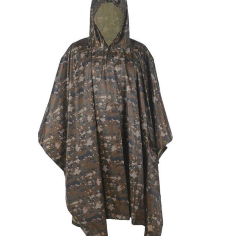 Тактический дождевик из ПВХ/ПУ – обзор и цена Emergency Poncho Rain