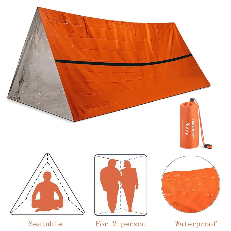 Двухместный аварийный утепленн – обзор и цена Bivy Bag Emergency