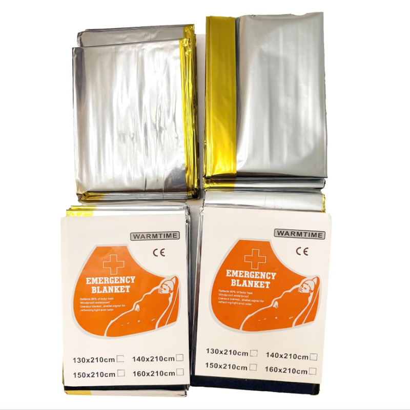 Набор из 4 золотых и серебряны – обзор и цена Survival Blanket Reflective