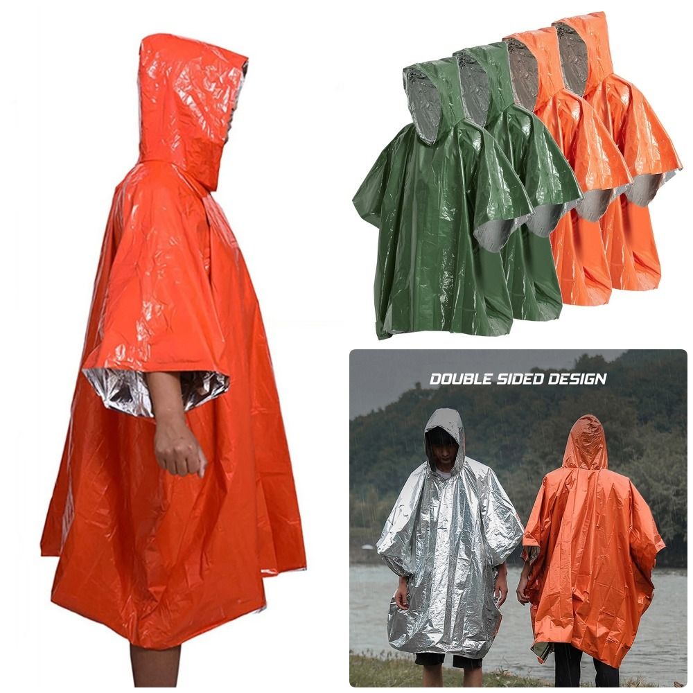 1 шт. Дождевик для походов и п – обзор и цена Emergency Poncho Rain