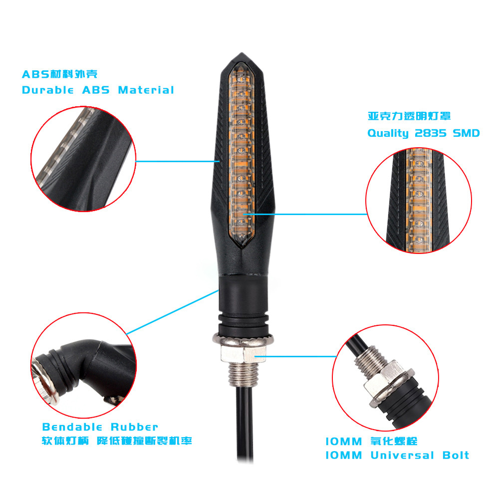 Комплект из 4 светодиодных пов – обзор и цена Sos Light Strobe