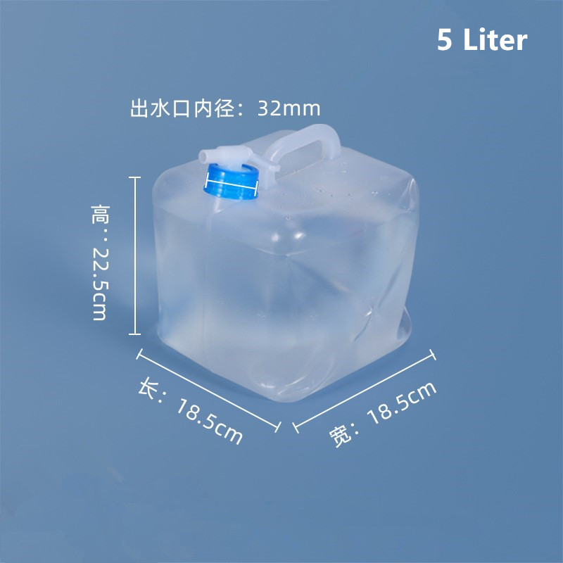 1 шт. 5-литровая пластиковая с – обзор и цена Water Bag Collapsible