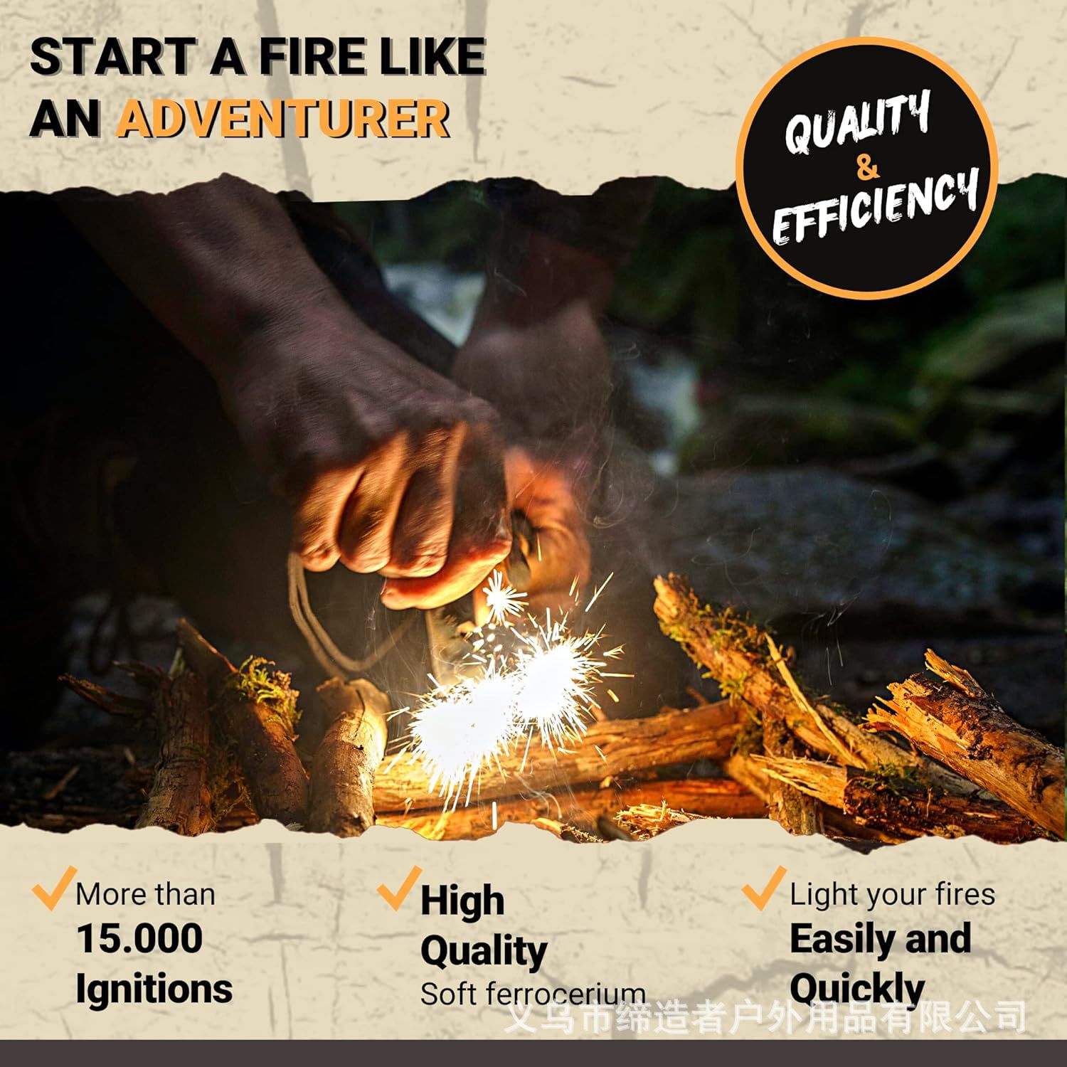 Портативный походный огнивенны – обзор и цена Magnesium Fire Starter