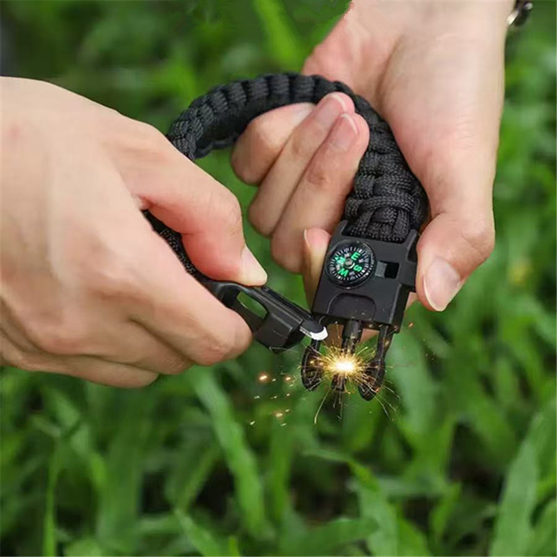 Браслет-компас «пять в одном»  – обзор и цена Fire Starting Kit