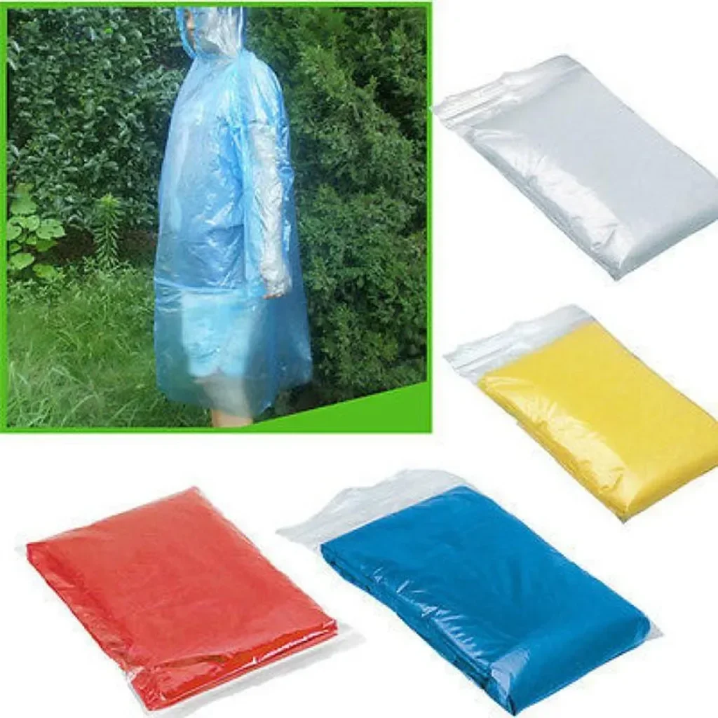 5/10 шт. одноразовый плащ для  – обзор и цена Emergency Poncho Rain