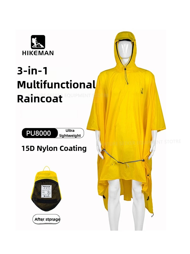 15D/210T плащ, водонепроницаем – обзор и цена Emergency Poncho Rain